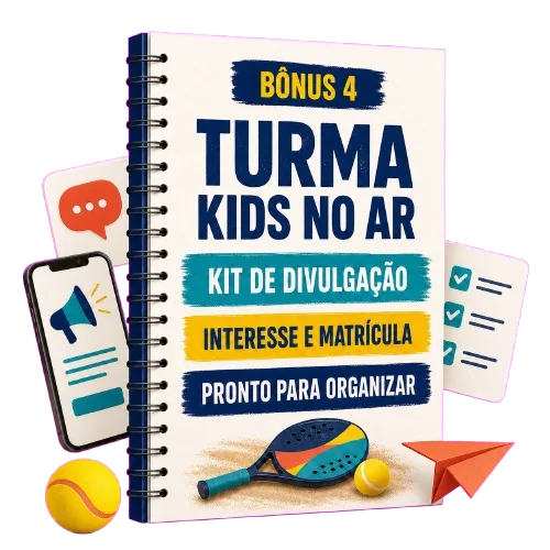 Mockup do bônus 4: Turma Kids no Ar