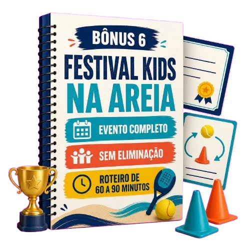 Mockup do bônus 6: Festival Kids na Areia