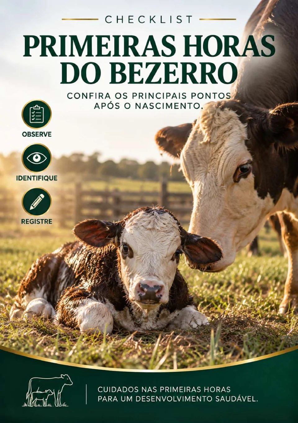 Capa do bônus Checklist Primeiras Horas do Bezerro