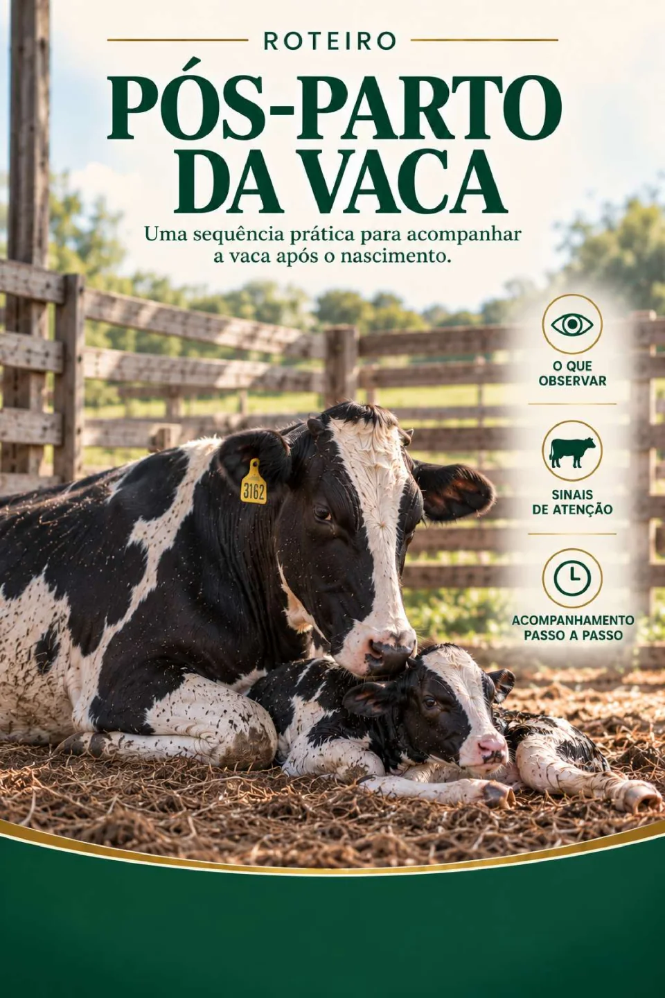Capa do bônus Roteiro Pós-Parto da Vaca