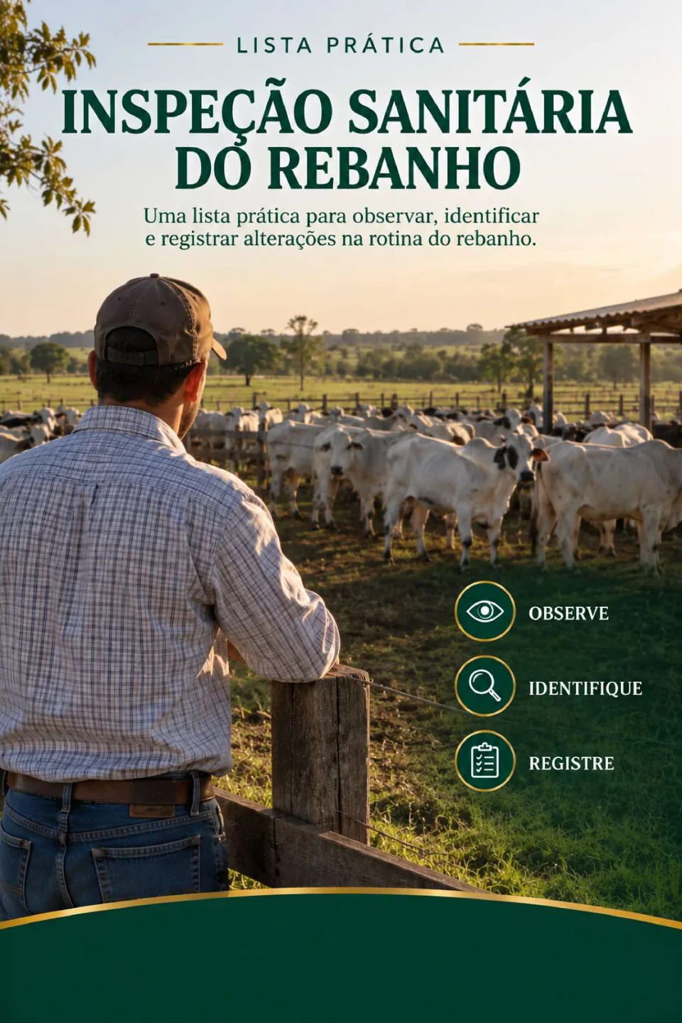 Capa do bônus Lista de Inspeção Sanitária do Rebanho
